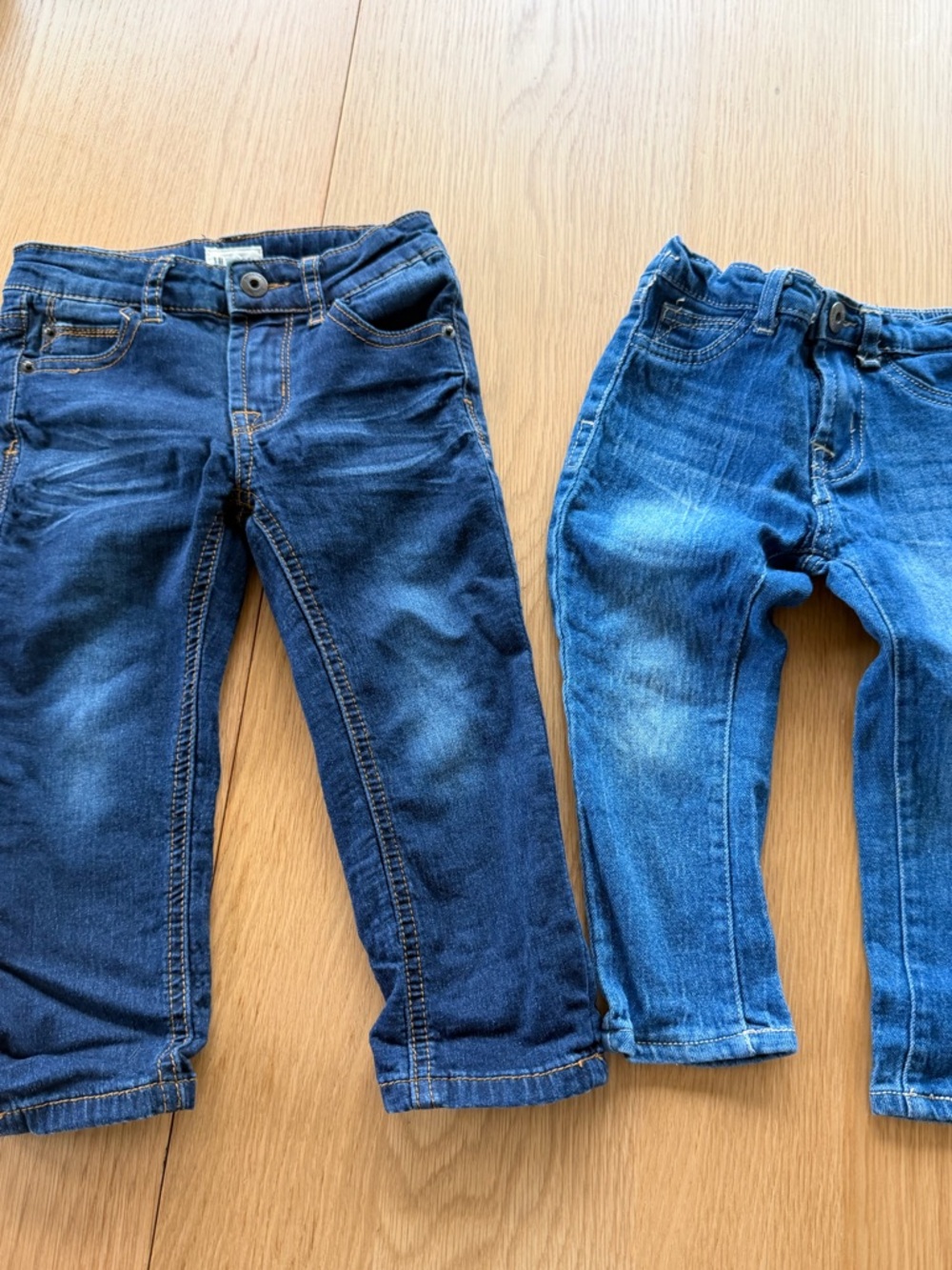 Hudson Jeans Kids Two-Tone Blue Denim Set